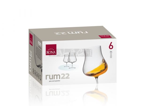 RUM чаши за бренди 220 мл, 6 броя, Rona Словакия