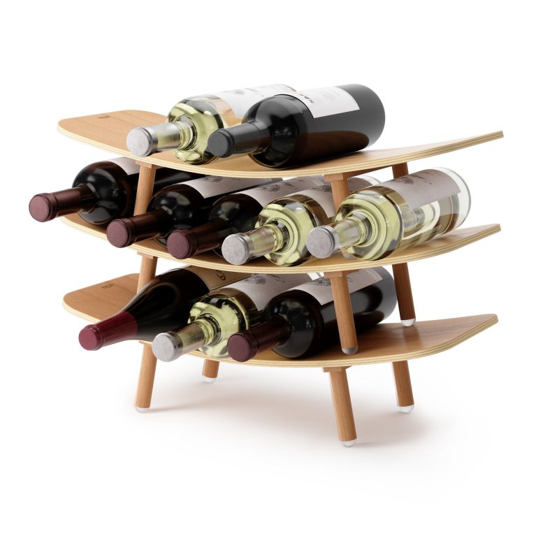 Органайзер / стойка за вино или аксесоари VINOLA, натурален цвят, UMBRA Канада
