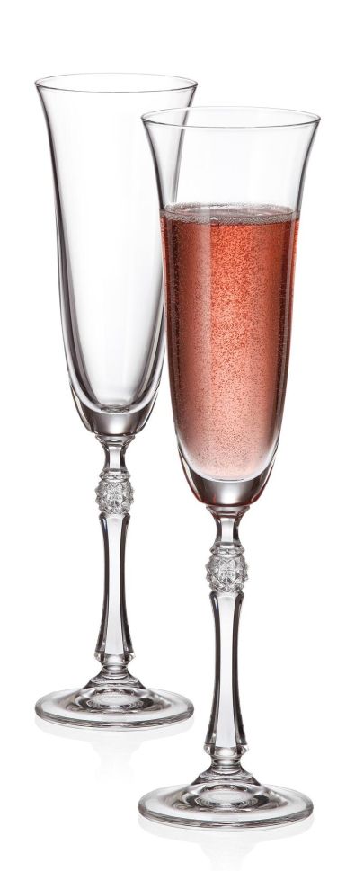 PARUS LOVE чаши за шампанско 190 мл - 2 броя, Bohemia Crystalite