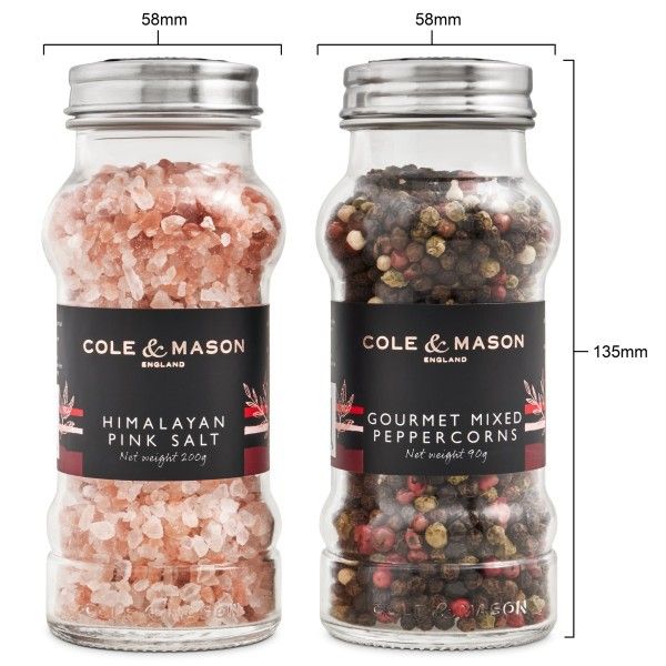 Подаръчен комплект хималайска сол и пипер, Cole & Mason Англия