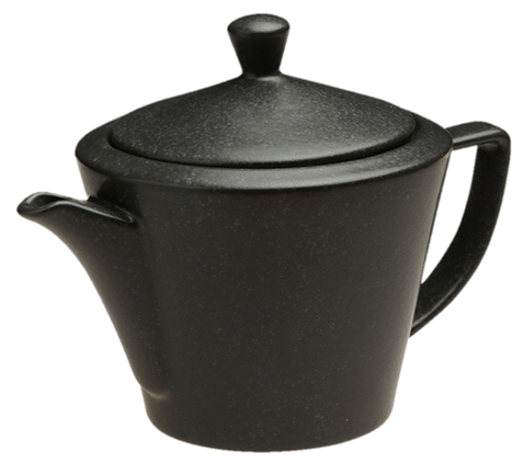 Порцеланов чайник 500 мл, черен цвят, Porland Турция