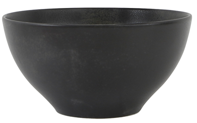 Порцеланова купа 16 см, черен цвят, Porland Турция