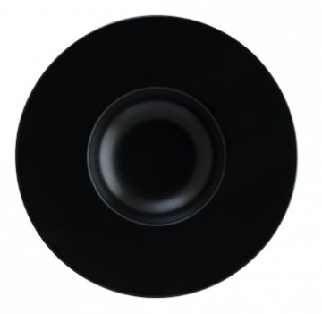 Порцеланова черна чиния за паста 28 см NOTTE, Bonna Турция