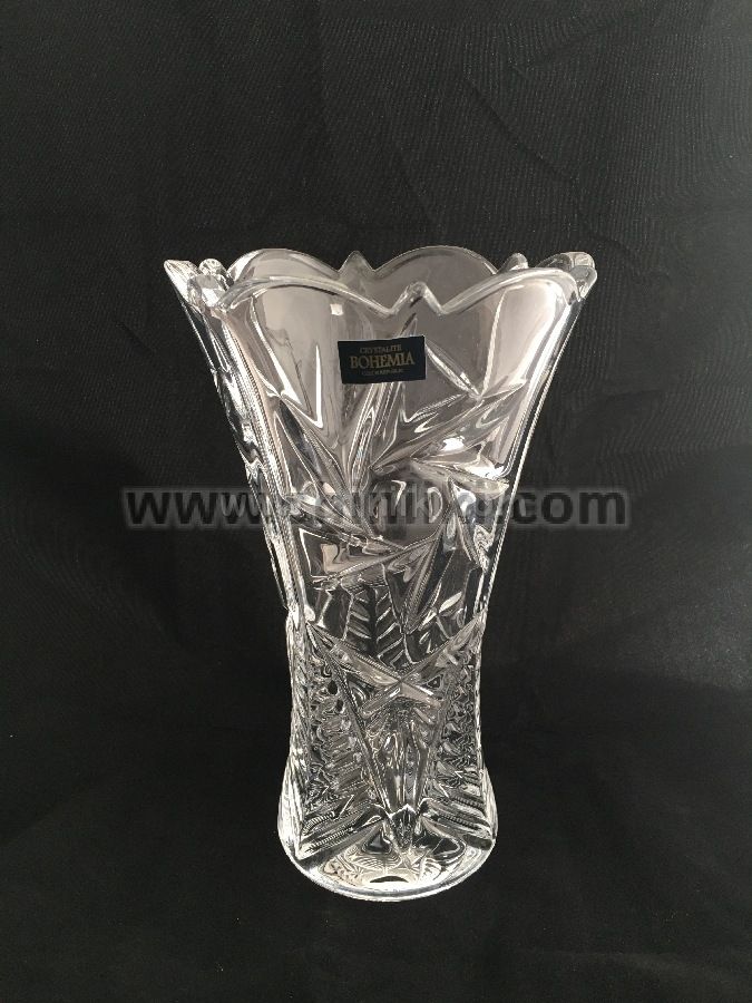Pinwheel ваза за цветя 20.5 см, Bohemia Crystalite