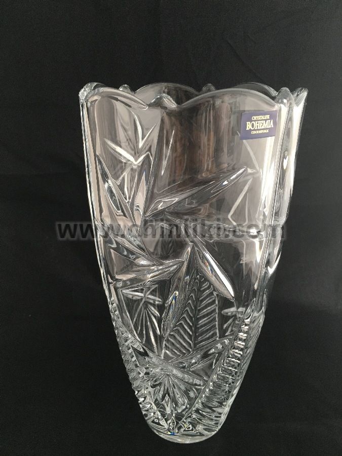Pinwheel ваза за цветя 25 см, Bohemia Crystalite