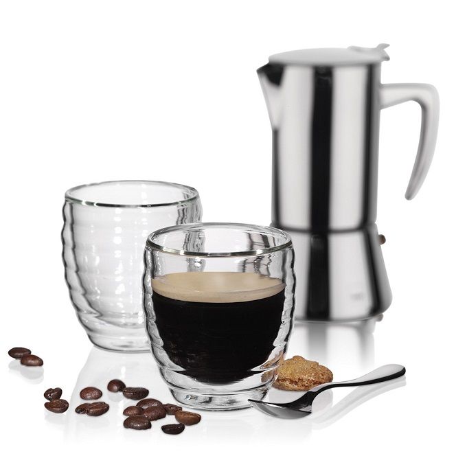 Комплект двустенни чаши за еспресо кафе 80 мл, 2 броя CESENA, KELA Германия