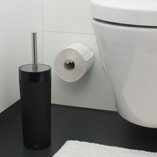 Четка за тоалетна DARK, черен цвят, KELA Германия