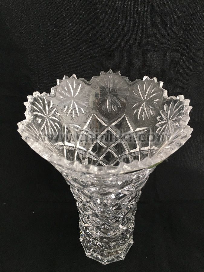 Кристална ваза за цветя 20.5 см, Bohemia Crystal
