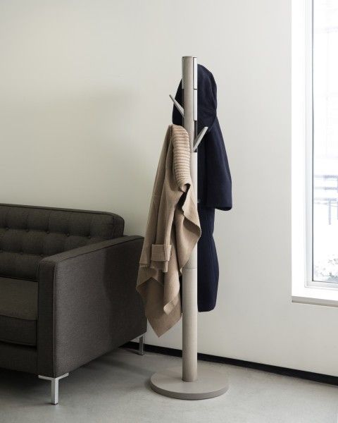 Свободностояща закачалка за дрехи FLAPPER, цвят сив, UMBRA Канада