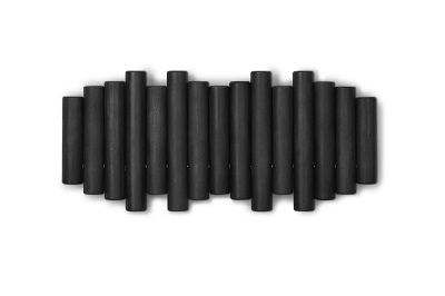 Закачалка за стена PICKET RAIL, черен цвят, UMBRA Канада
