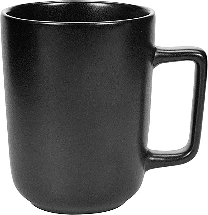 Керамична чаша за чай 350 мл, цвят черен мат, Kapimex Холандия