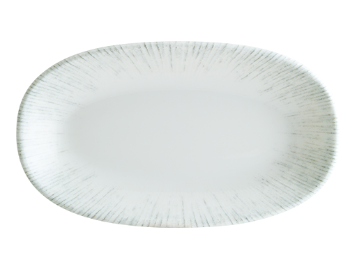 Порцеланова овална чиния 24 x 14 см IRIS WHITE, Bonna Турция