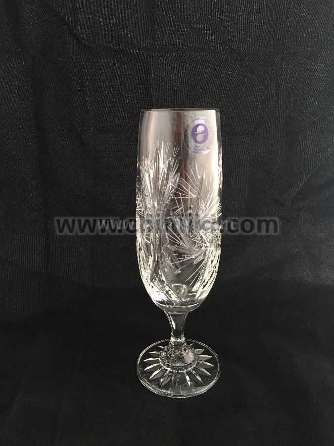 Моника чаши за шампанско 170 мл / ниско столче/ - 6 броя, Zawiercie Crystal Полша