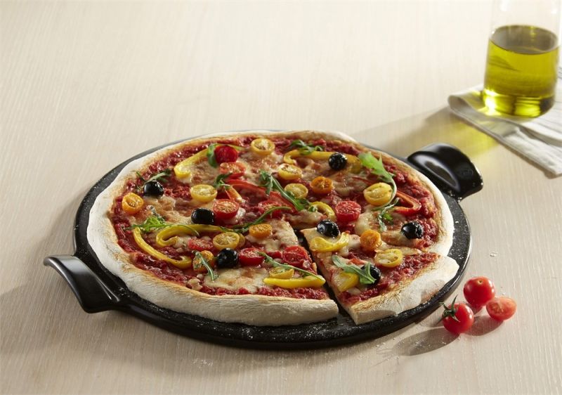 Комплект за пица 3 части PIZZA SЕT, черен цвят, EMILE HENRY Франция