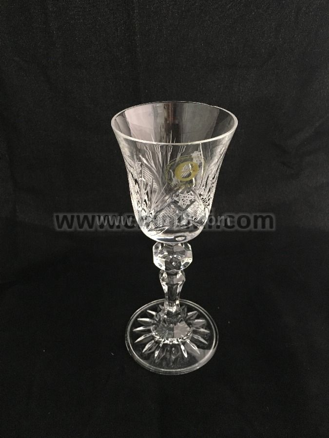 Зорница кристални чаши за ракия на столче 60 мл, Zawiercie Crystal Полша