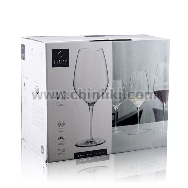 Inalto Tre Sensi чаши за бяло вино 430 мл - 6 броя, Bormioli Rocco
