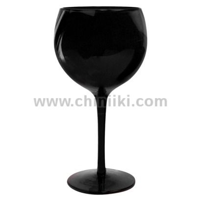 Гастро черни чаши балон за вино 570 мл - 6 броя, Bohemia Crystalite