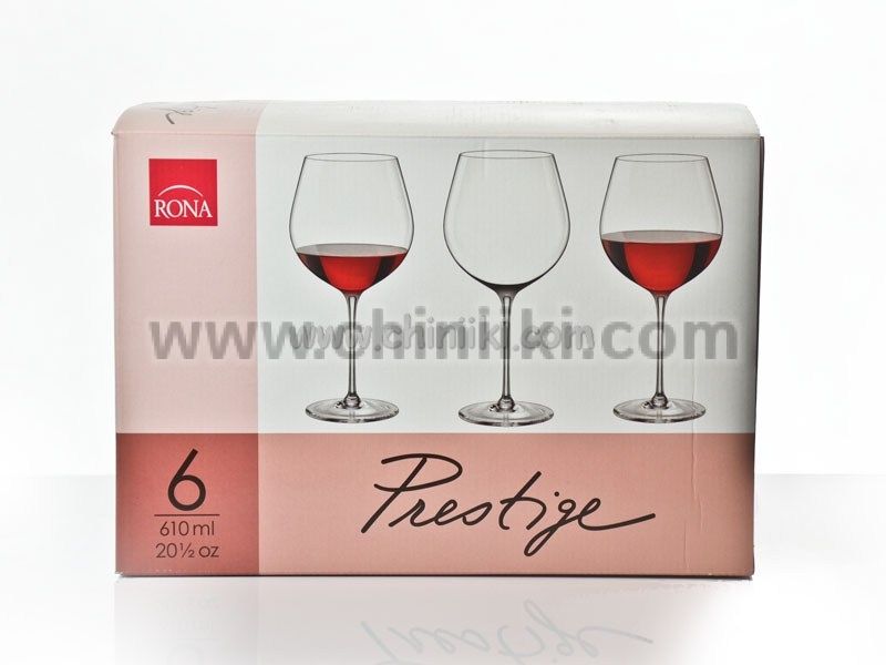 Rona Prestige чаши за вино 610 мл - 6 броя