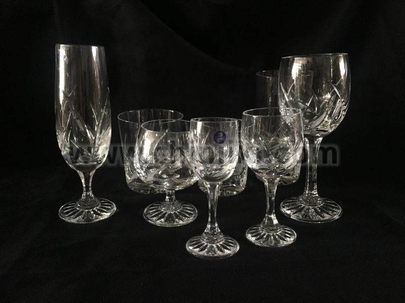 Теодора кристални чаши за бяло вино 170 мл - 6 броя, Zawiercie Crystal